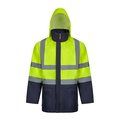 Parka 4 en 1 con cremallera y gorro oculto