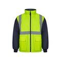 Parka 4 en 1 con cremallera y gorro oculto