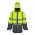 Parka 4 en 1 con cremallera y gorro oculto