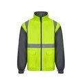 Parka 4 en 1 con cremallera y gorro oculto