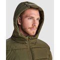 Parka acolchada Capucha fija con visera
