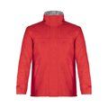 Parka acolchada impermeable con capucha Rojo S