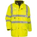 Parka alta visibilidad impermeable Hi Vis Yellow 3Xl