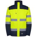 Parka Alta Visibilidad Marino/Amarillo Fluor 2Xl