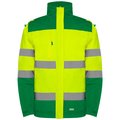 Parka Alta Visibilidad Verde Jardín/Amarillo Flúor 2Xl