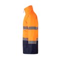 Parka con bandas reflectantes y capucha