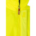 Parka con bandas reflectantes y capucha
