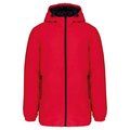 Parka con capucha y tejido hidrófugo Red Xs