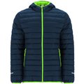 Parka Deportiva Acolchada Marino/Verde Fluor 12