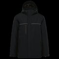 Parka impermeable con capucha y forro polar Black 5Xl