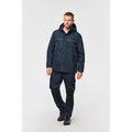 Parka impermeable con capucha y forro polar