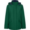 Parka impermeable para mujer Verde Botella 3Xl