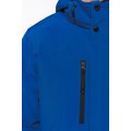 Parka softshell hombre con capucha y bolsillos