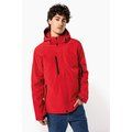 Parka softshell hombre con capucha y bolsillos