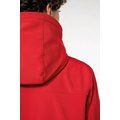 Parka softshell hombre con capucha y bolsillos
