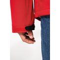 Parka softshell hombre con capucha y bolsillos