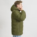 Parka unisex acolchada con capucha fija