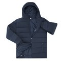 Parka unisex acolchada con capucha fija