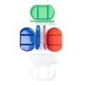 Pastillero con tres compartimentos