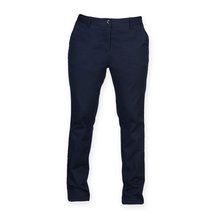 Pantalón chino stretch para mujer Navy Xs