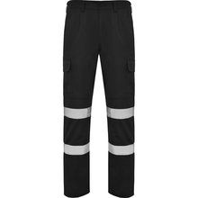 Pantalón Largo Reflectante con Bolsillos y Refuerzos Negro 38
