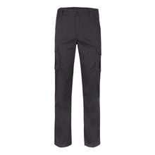 Pantalón multibolsillos elástico y ajustado Negro 34