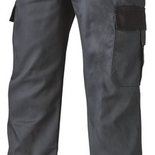 Pantalón ropa laboral para chico Grey / Black 26 Uk