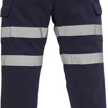 Pantalón con tiras retrorreflectantes Navy S