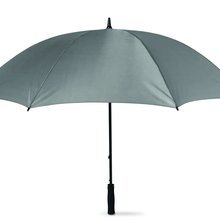 Paraguas gigante para golf con apertura manual y mango de goma EVA Gris