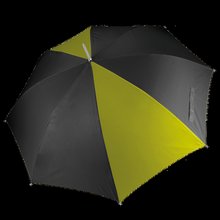 Paraguas mango de Golf Black / Burnt Lime