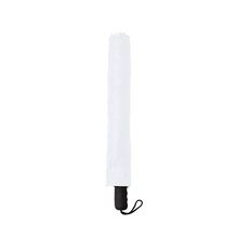 Paraguas plegable automático RPET y mango EVA Blanco Talla Única Adulto