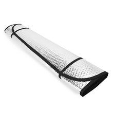 Parasol para coche con doble cara de aluminio Negro