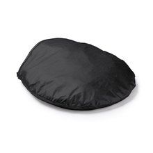 Parasol plegable con funda Negro