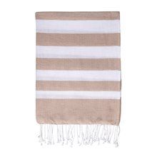 Pareo de algodón reciclado Beige