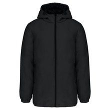 Parka con capucha y tejido hidrófugo Black Xs