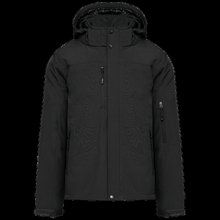 Parka softshell hombre con capucha y bolsillos Black S