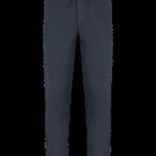 Pantalón de lino con cordón y bolsillos Washed Navy Blue 38 Fr
