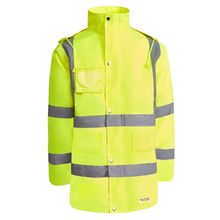 Parka acolchada alta visibilidad Amarillo Fluor S