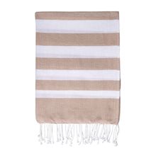 Pareo de algodón reciclado Beige