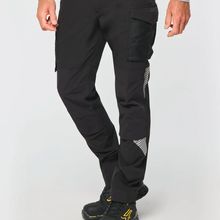 Pantalón elástico multibolsillos unisex Black 34 Fr