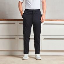 Pantalón de chef con cintura elástica Black Xs