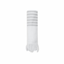 Pareo Toalla Sostenible blanca con rayas de color Gri