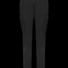 Pantalón cargo efecto lavado mujer Washed Black 34 Fr