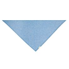 Pañoleta Triangular de Algodón Reciclado Azul