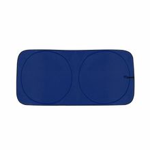 Parasol plegable 150x70 cm para coches y furgonetas Azul