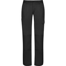Pantalón Laboral Mujer Recto con Bolsillos y Refuerzos Negro 36