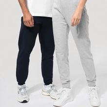 Pantalón felpa unisex algodón Black Xs