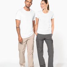 Pantalón ligero multibolsillos algodón mujer Beige 34 Fr