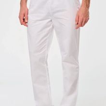 Pantalón clínica algodón unisex White Xs