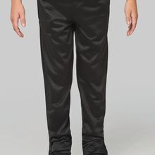 Pantalón de chándal infantil poliéster Black 4/6 Ans